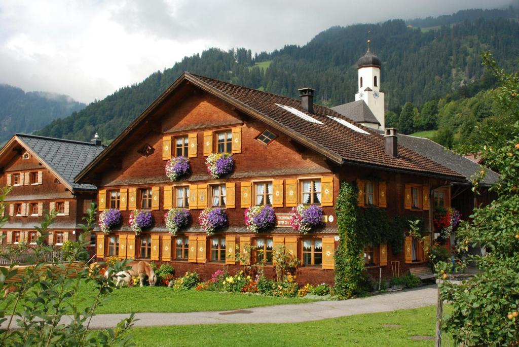 Kinderbauernhof Villa Schoppernau Exterior photo